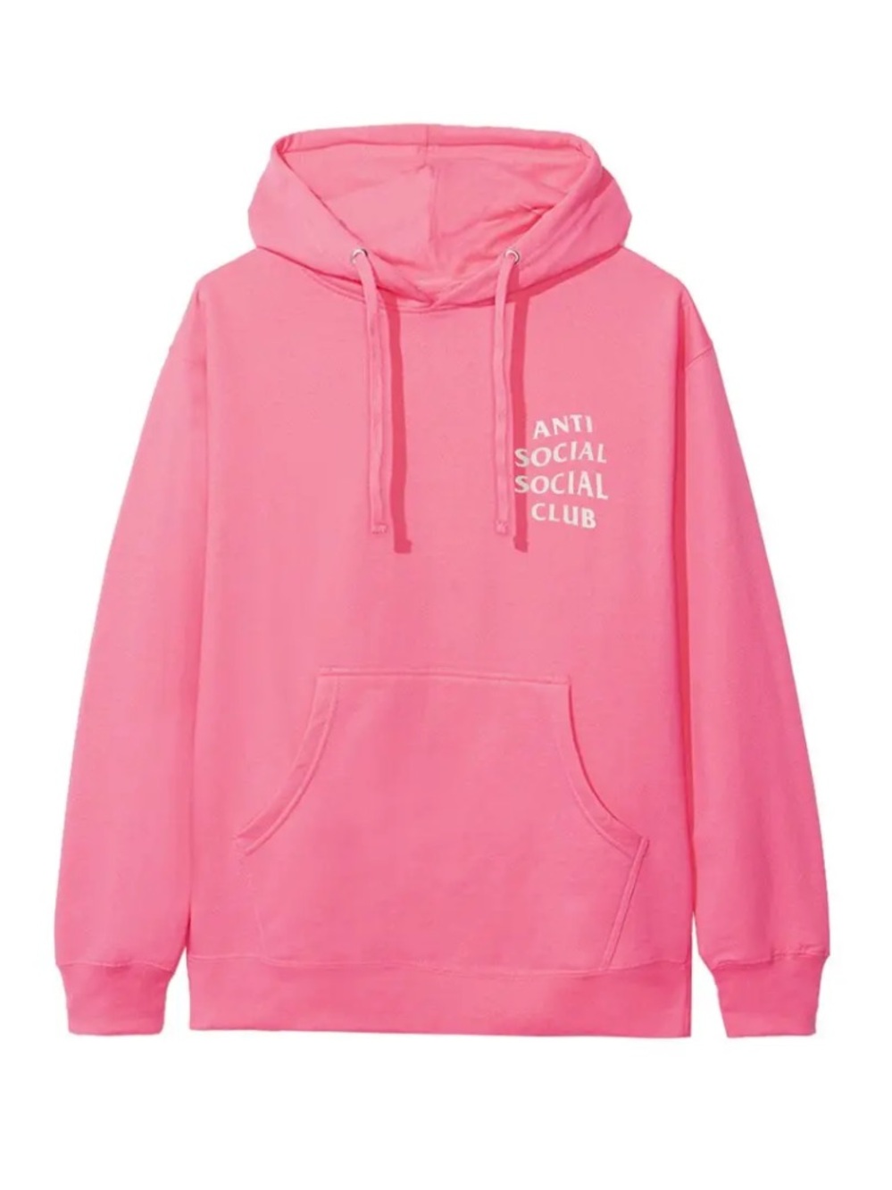 Anti Social Social Club assc riceroni hot pink hoodie
